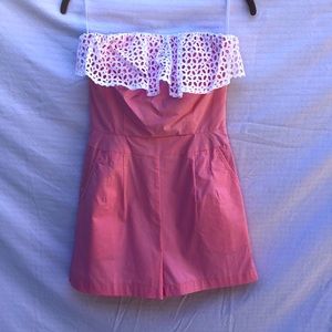 Lauren James strapless romper.